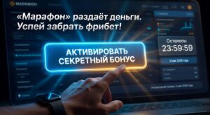 «Марафон» раздаёт деньги. Успей забрать фрибет!