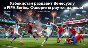 Узбекистан раздавит Венесуэлу в FIFA Series. Фавориты рвутся дальше!