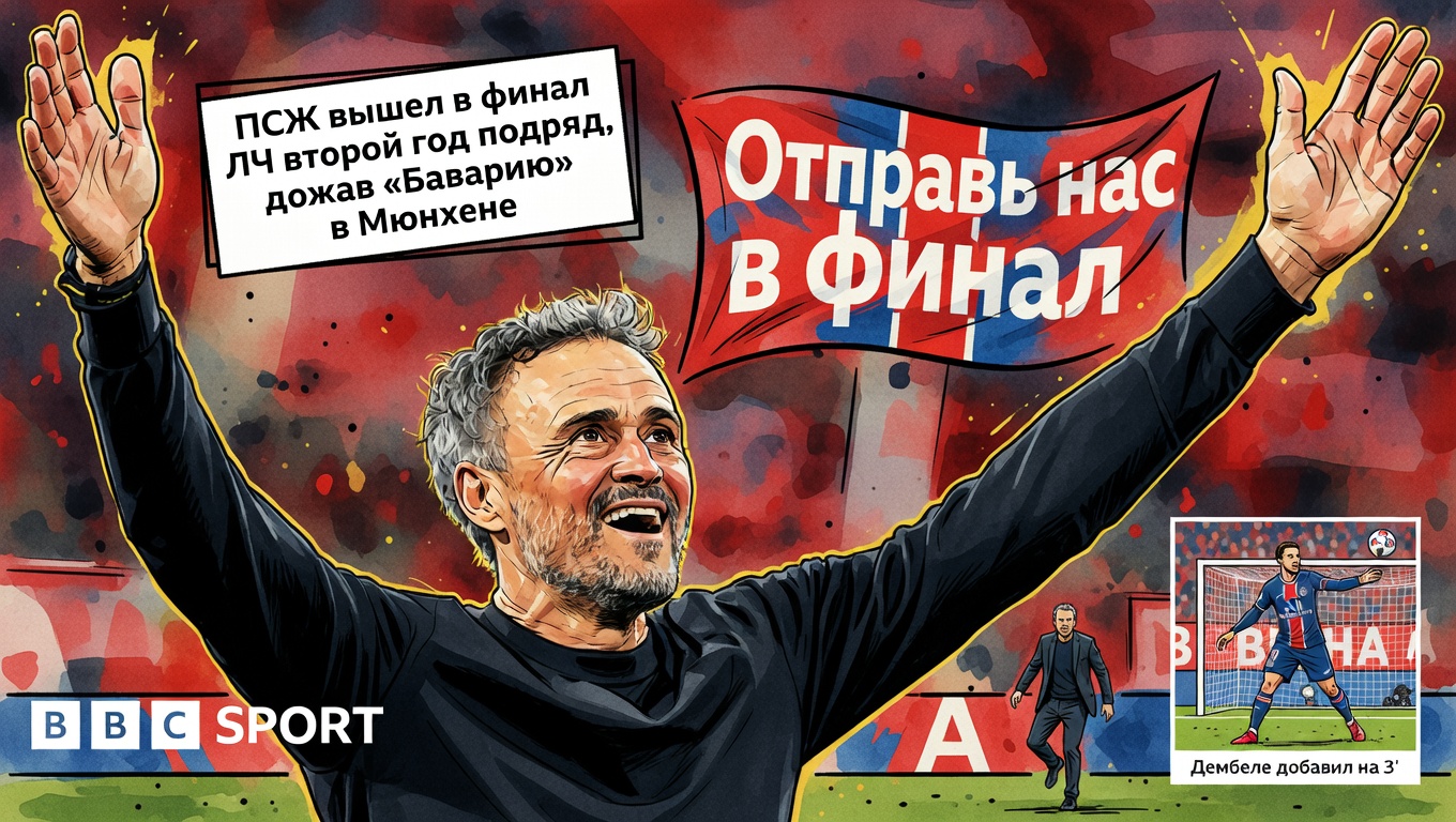 ПСЖ вышел в финал ЛЧ второй год подряд, дожав «Баварию» в Мюнхене