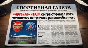 «Арсенал» и ПСЖ сыграют финал Лиги чемпионов на три часа раньше обычного