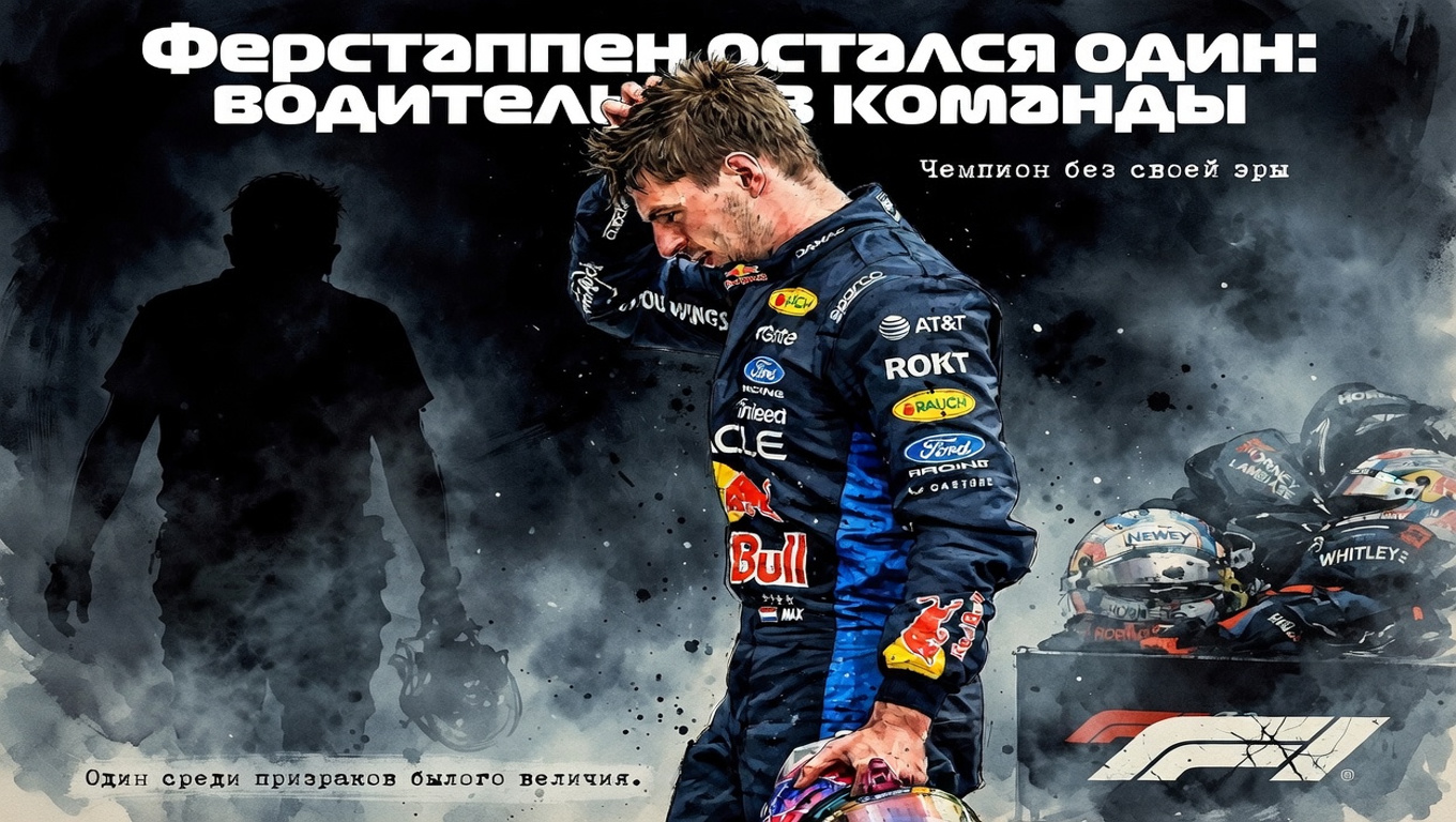 Ферстаппен остался один: чемпион без команды вокруг него