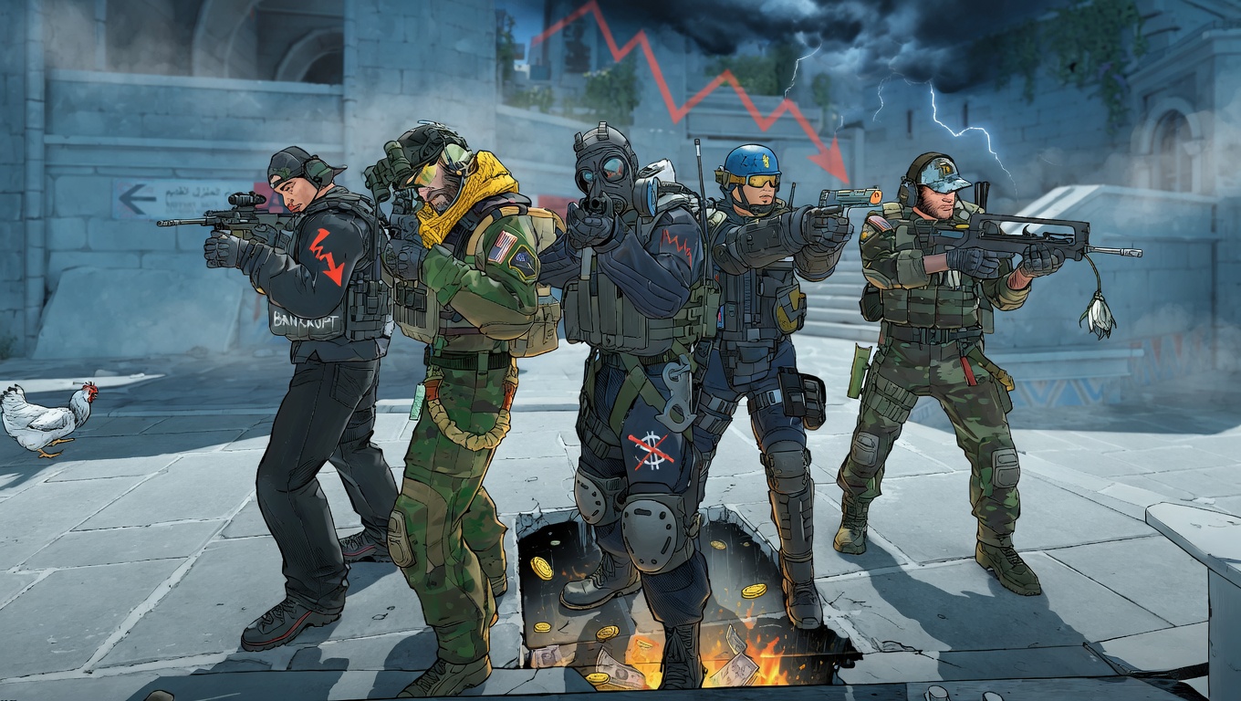 Valve уничтожила $2,4 млрд: обновление Counter-Strike 2 обвалило игровую экономику