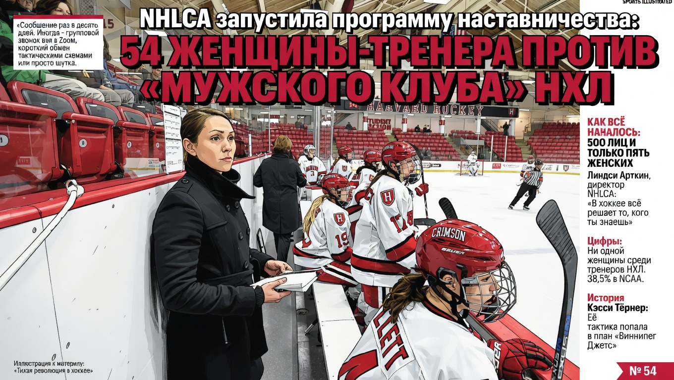 NHLCA запустила программу наставничества: 54 женщины-тренера против «мужского клуба» НХЛ