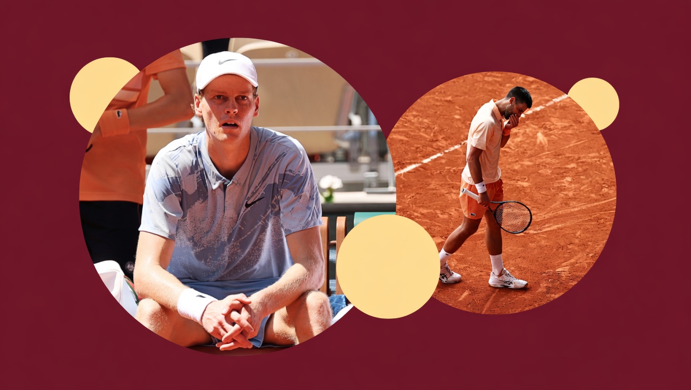 Джокович и Синнер вылетели с Roland Garros. Чемпион будет новым