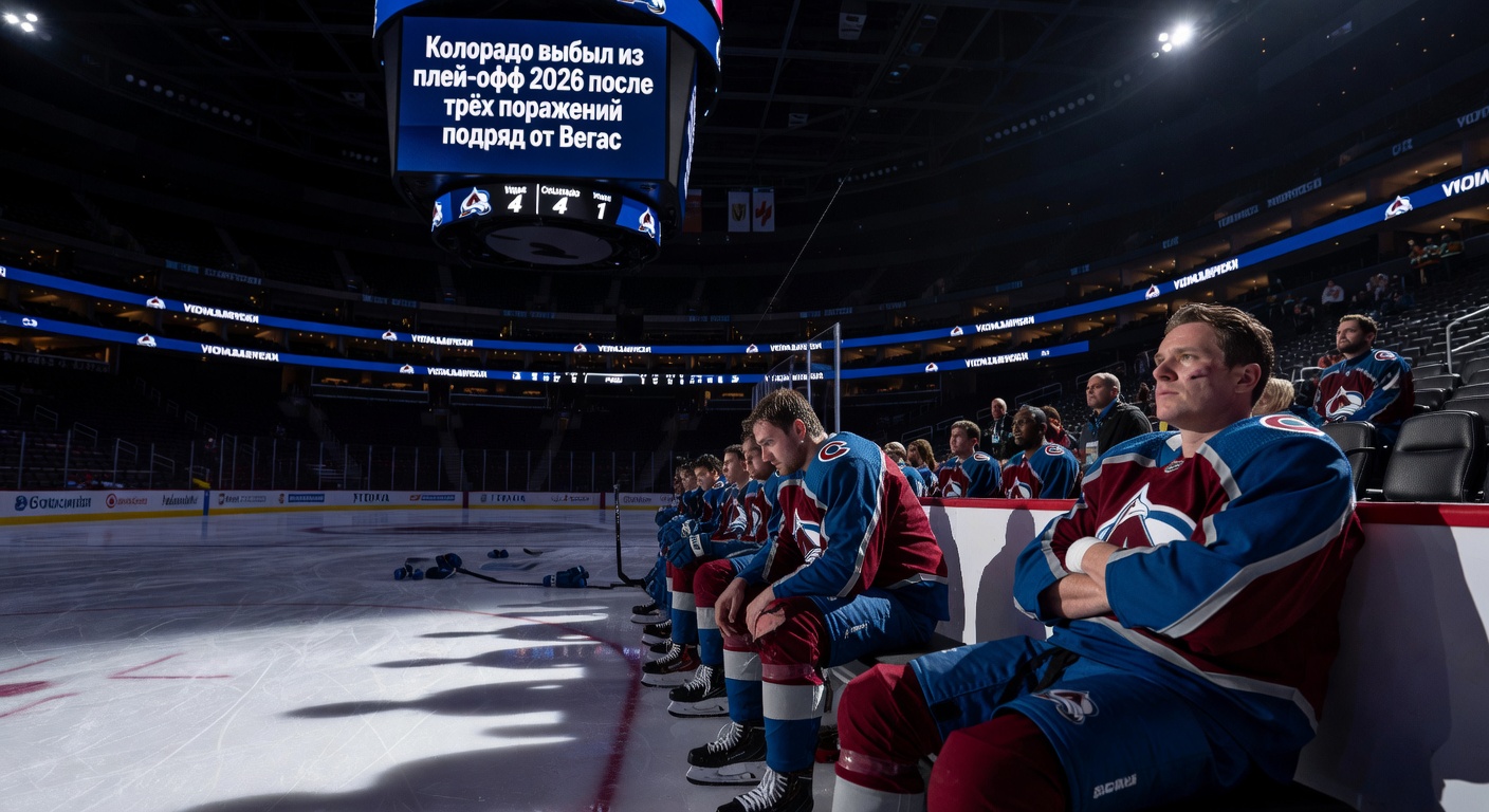Колорадо выбыл из плей-офф 2026 после трёх поражений подряд от Вегаса