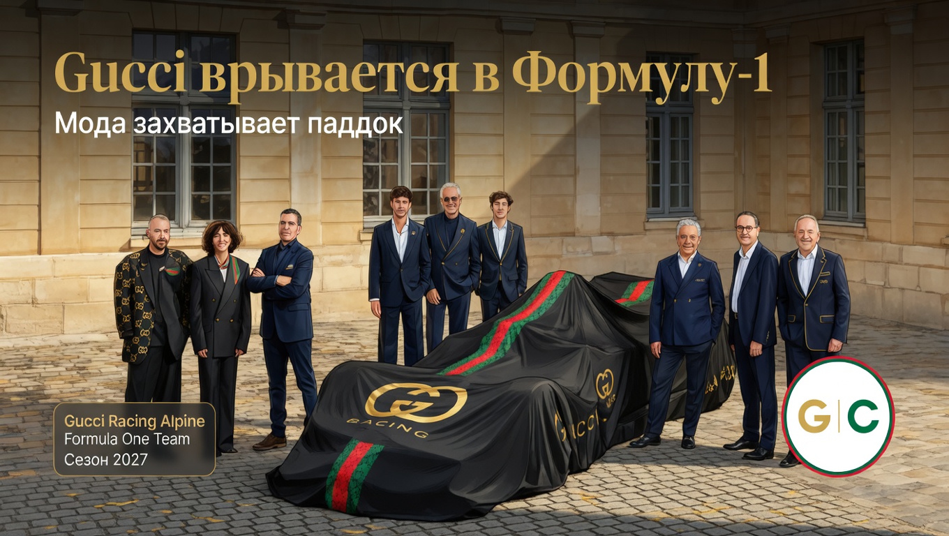 Gucci врывается в Формулу-1. Мода захватывает паддок