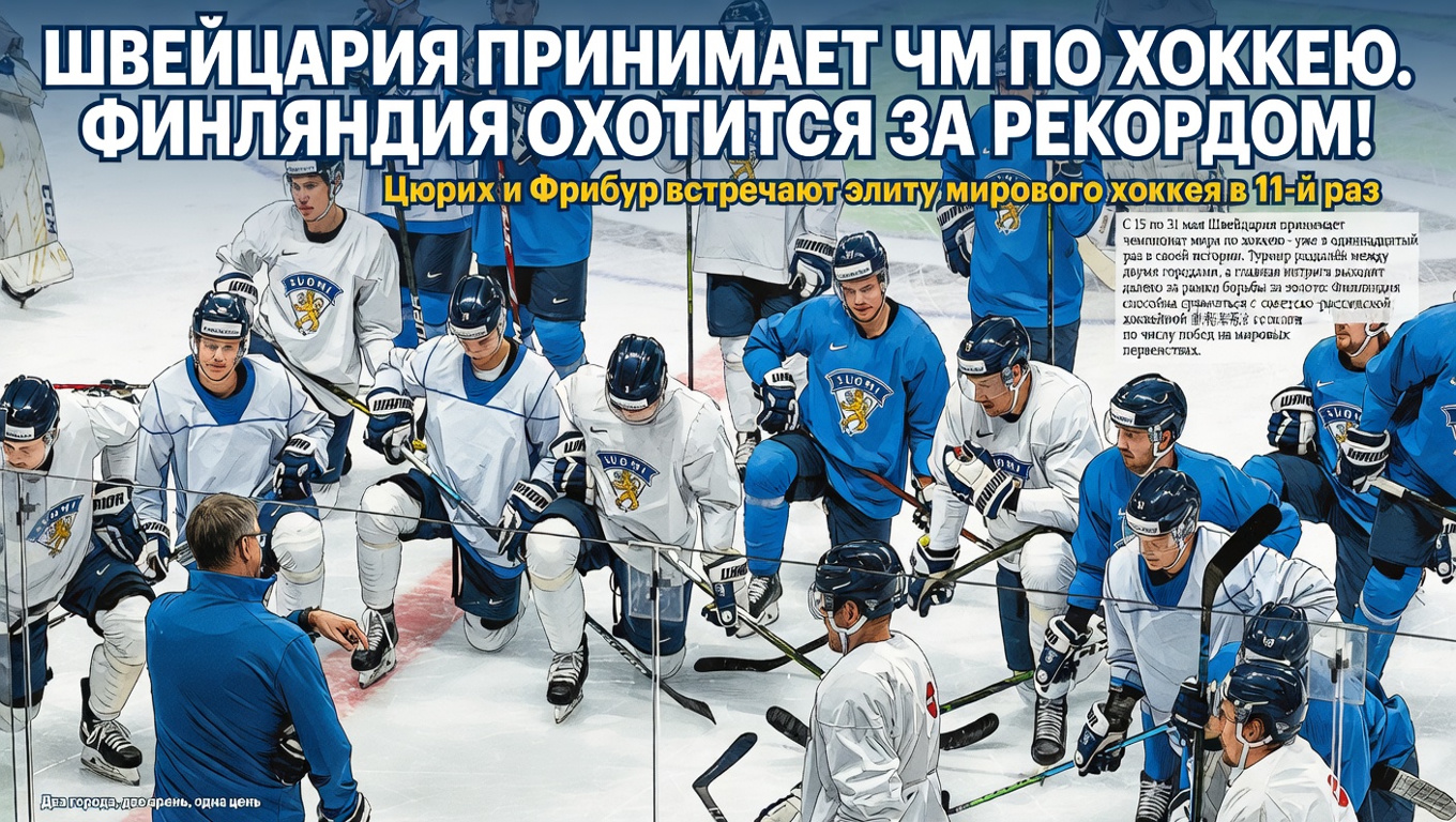 Швейцария принимает ЧМ по хоккею. Финляндия охотится за рекордом!