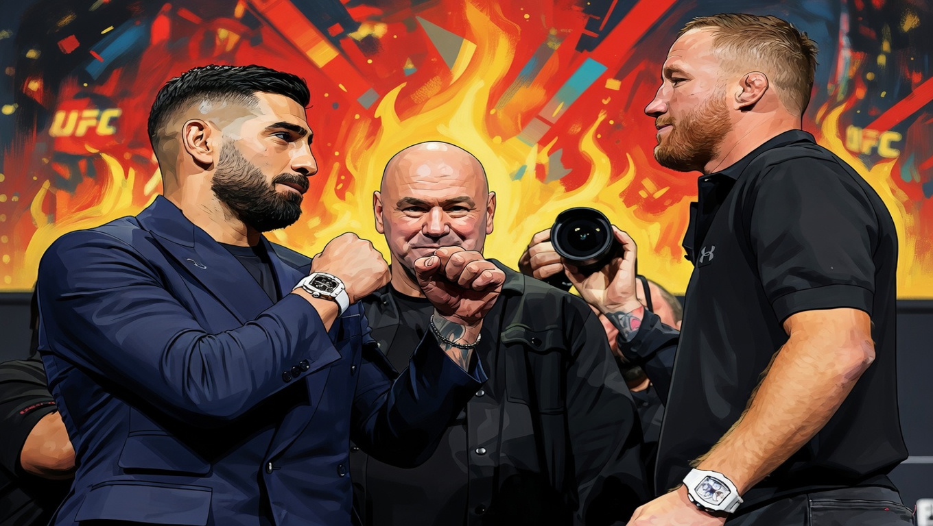 UFC Freedom 250 за пять недель: 14 бойцов на пресс-конференции и один выброшенный за дверь