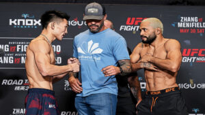 Сун Ядун задушил Фигейреду во втором раунде на турнире UFC в Макао