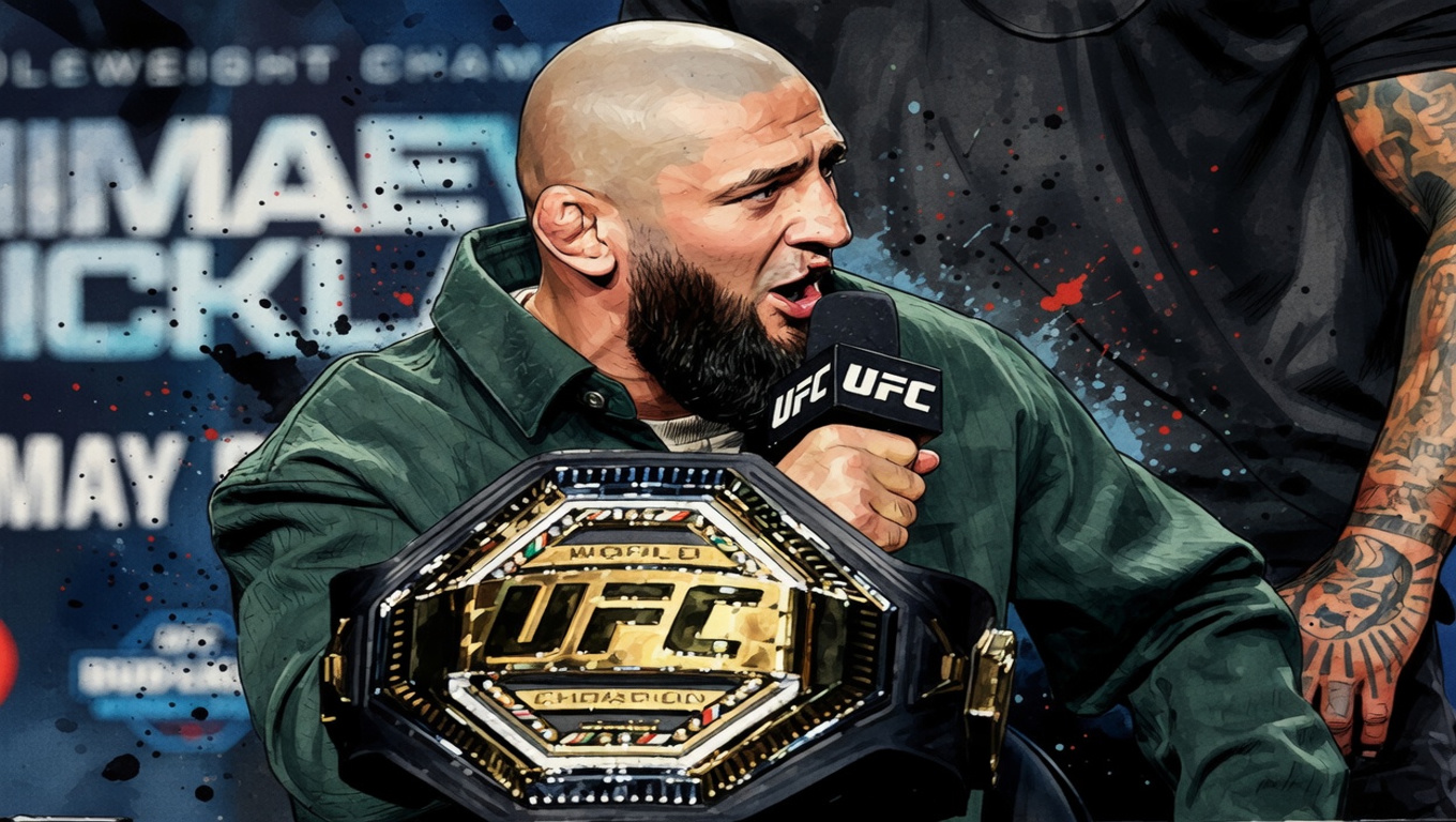 Чимаев и Стрикленд устроили грязную войну на пресс-конференции UFC 328