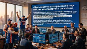 «Никс» взяли титул впервые за 53 года. НБА уже живёт дraftом и офсезоном