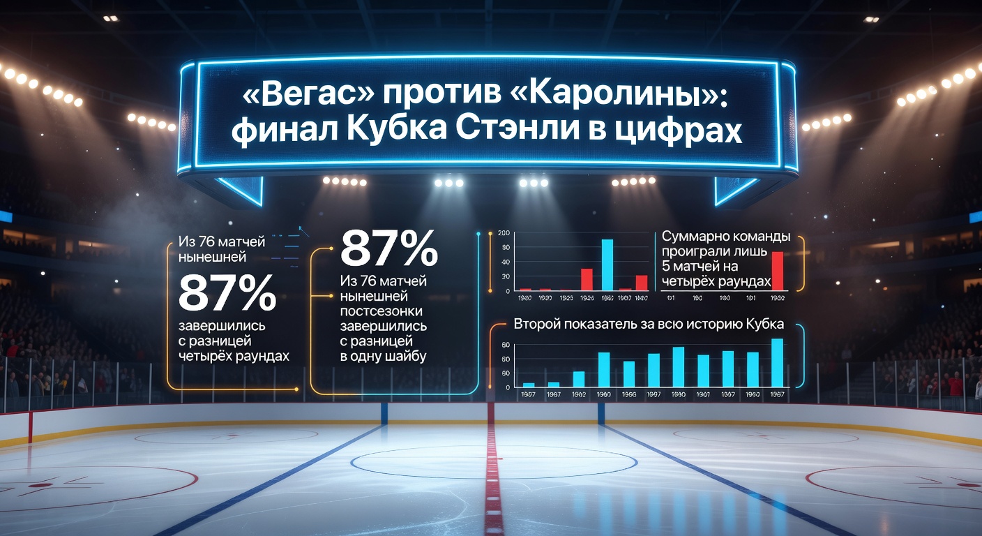 «Вегас» против «Каролины»: финал Кубка Стэнли в цифрах