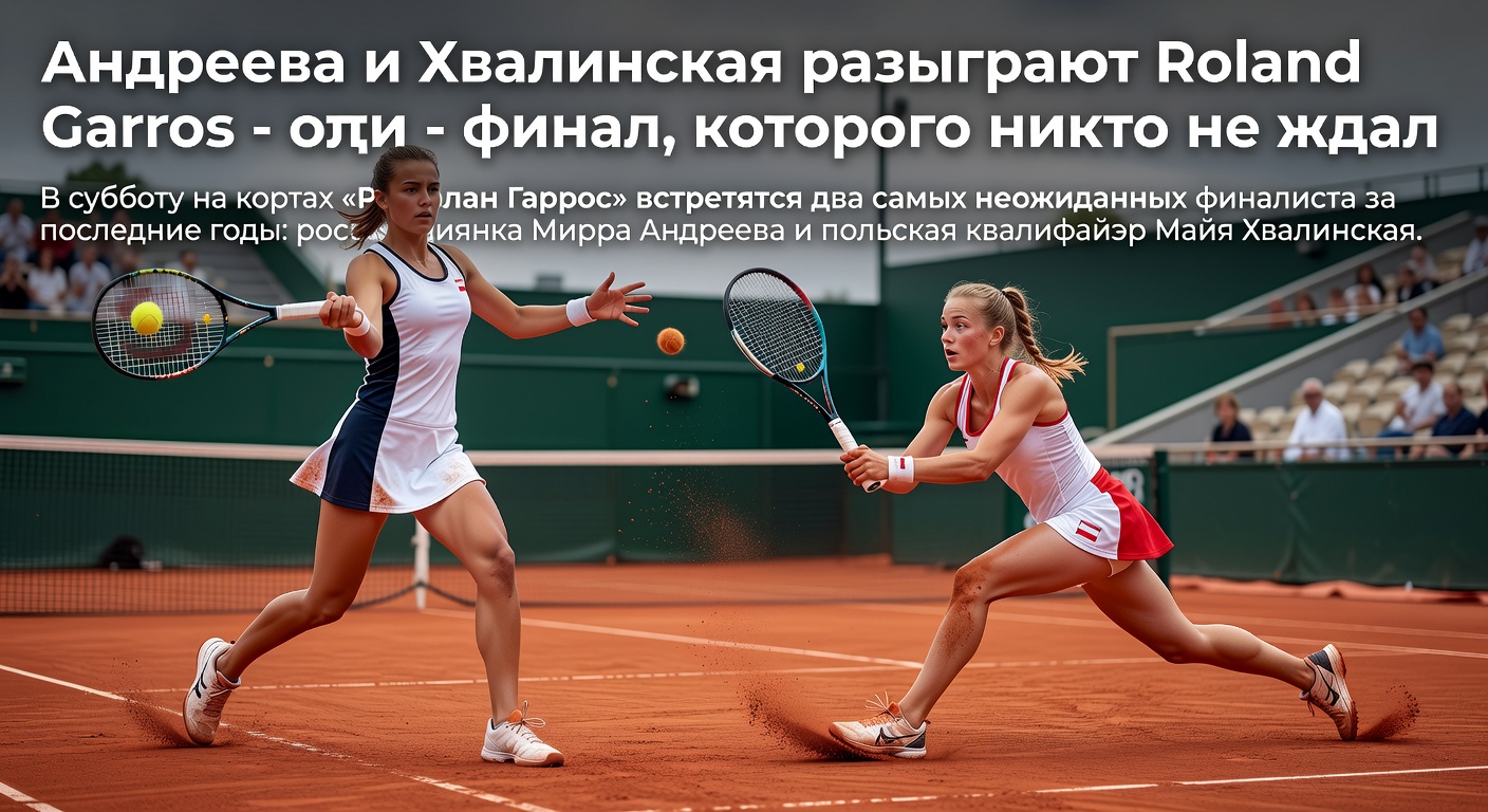 Андреева и Хвалинская разыграют Roland Garros – финал, которого никто не ждал