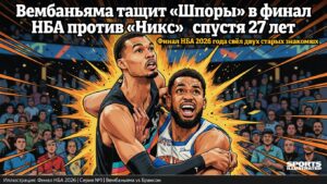 Вембаньяма тащит «Шпоры» в финал НБА против «Никс» спустя 27 лет