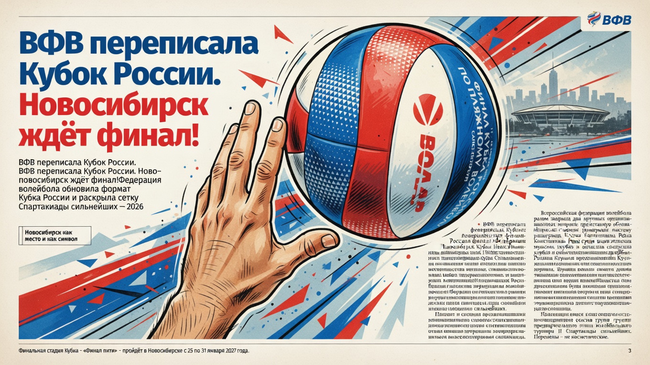 ВФВ переписала Кубок России. Новосибирск ждёт финал!