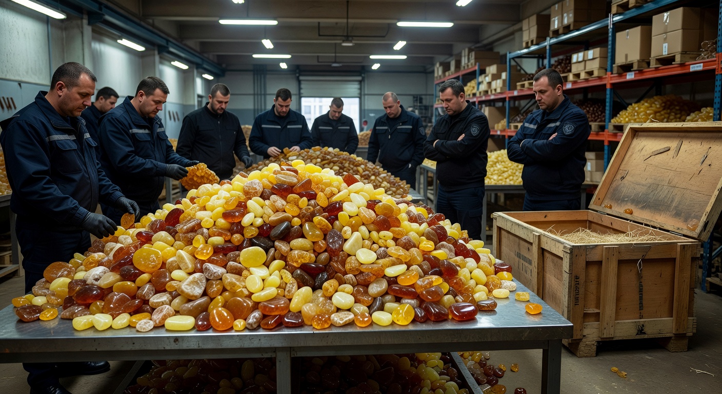Янтарная контрабанда пресечена в Самаре. Государство забирает всё