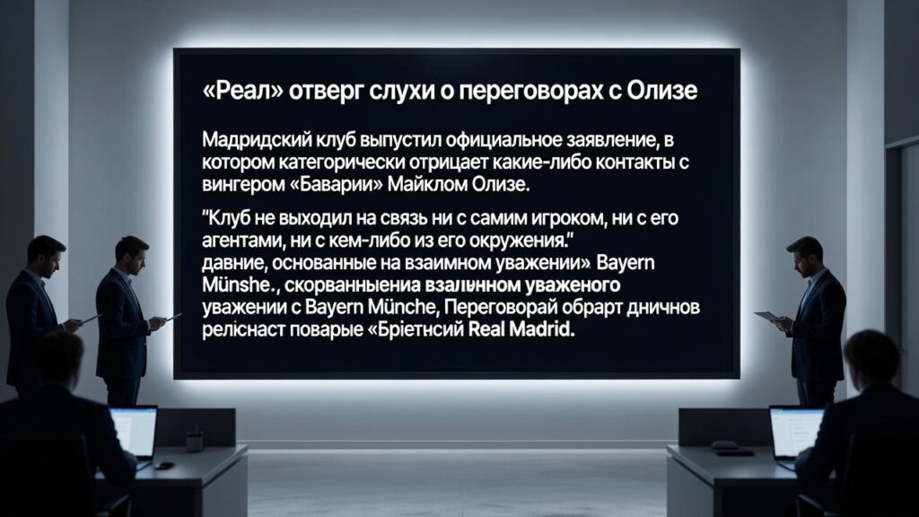 «Реал» отверг слухи о переговорах с Олизе