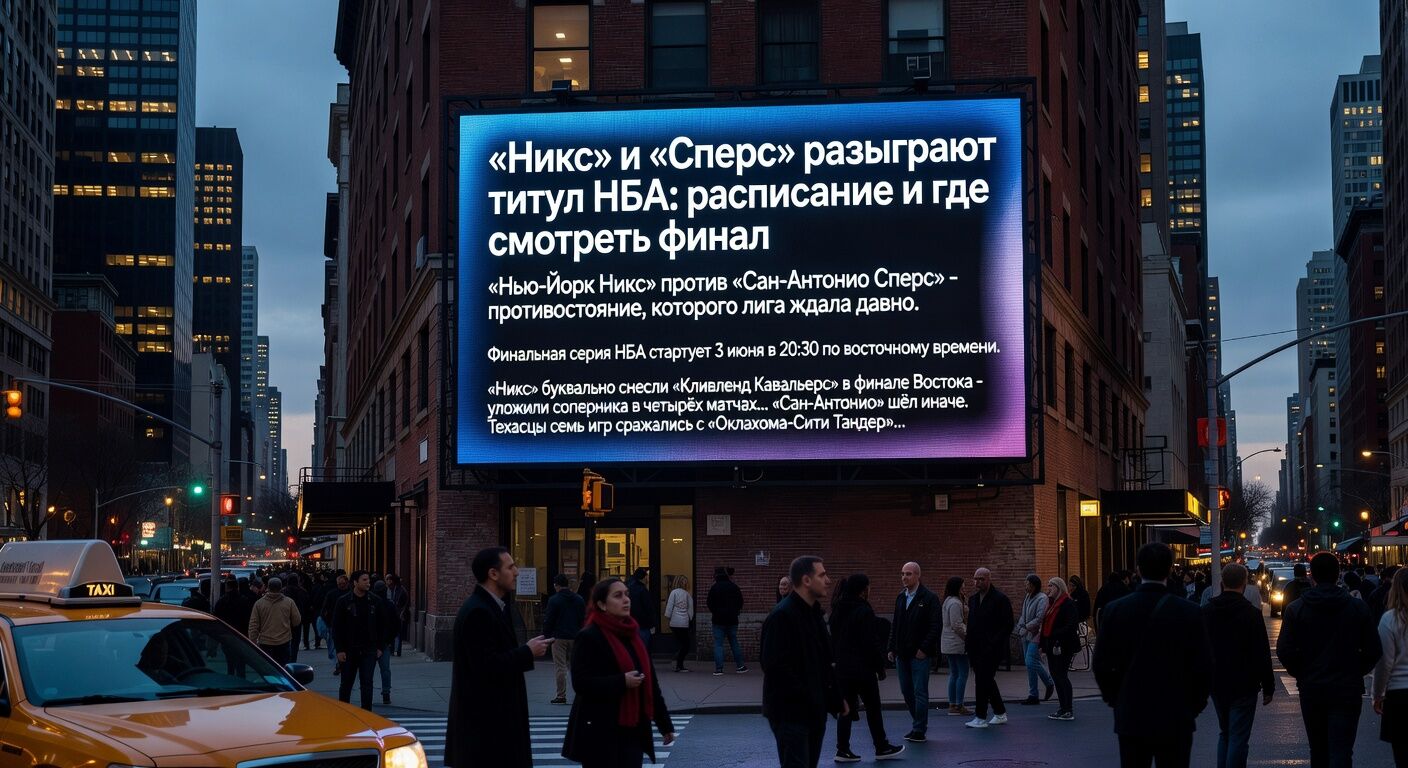 «Никс» и «Сперс» разыграют титул НБА: расписание и где смотреть финал