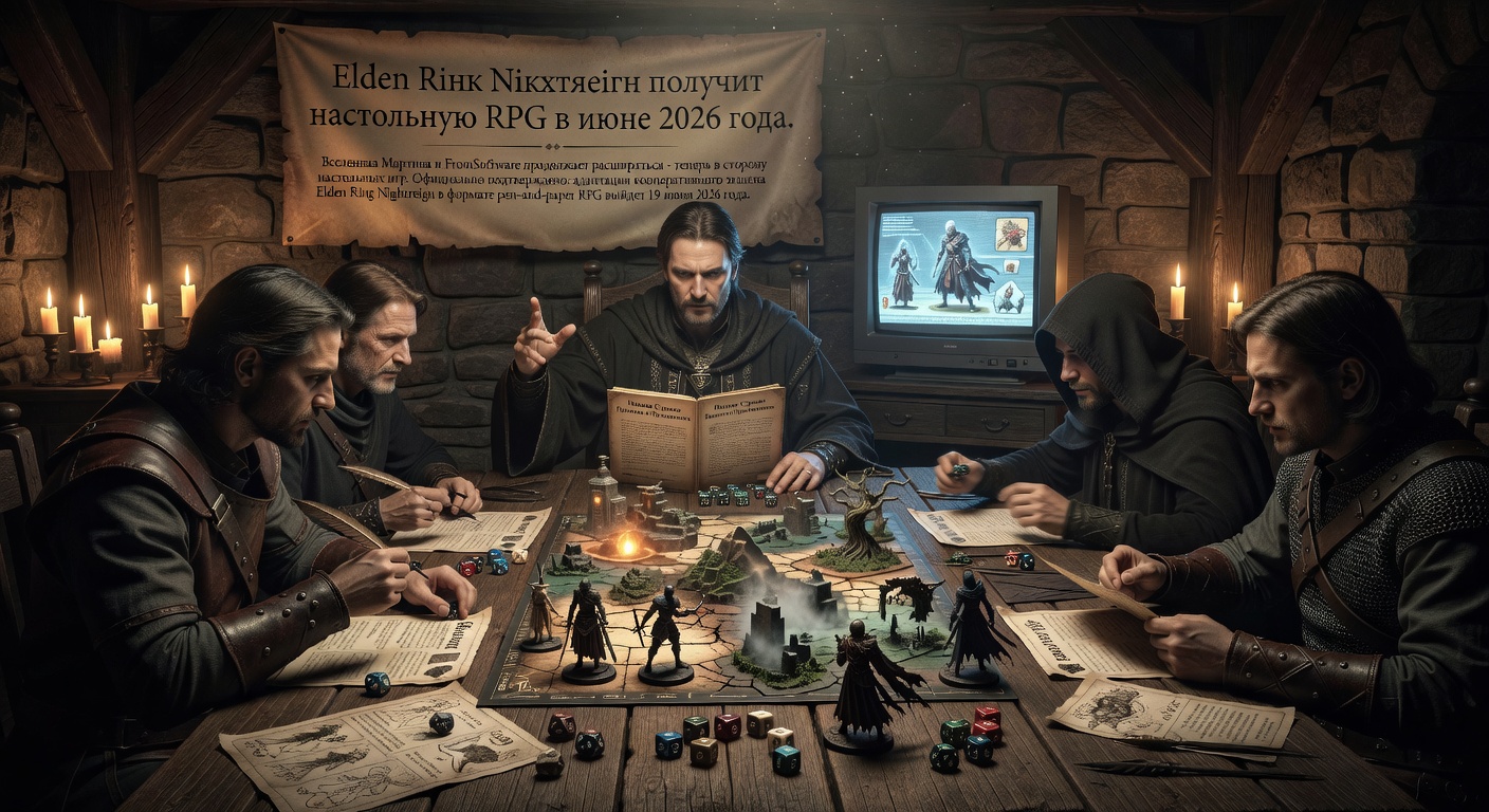 Elden Ring Nightreign получит настольную RPG в июне 2026 года