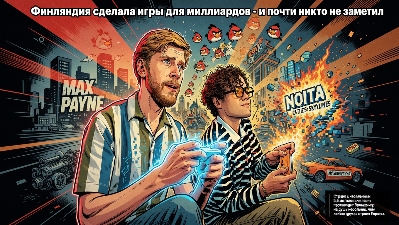 Финляндия сделала игры для миллиардов – и почти никто не заметил