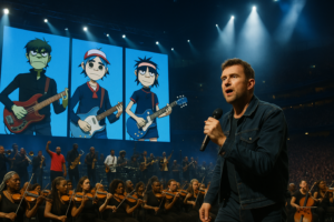 Gorillaz собрали 70 000 человек в Лондоне: 30 музыкантов из 15 стран на одной сцене