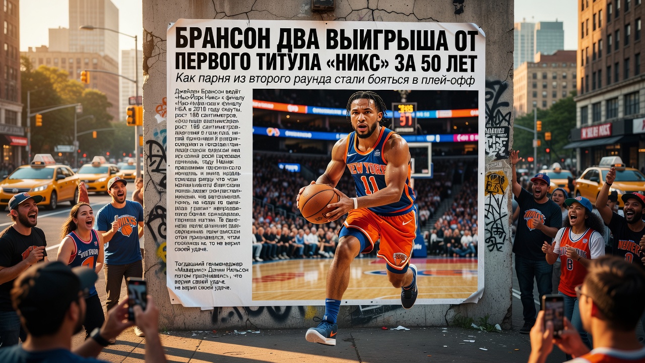 Брансон два выигрыша от первого титула «Никс» за 50 лет