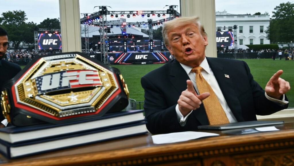 Трамп хочет оставить арену UFC на лужайке Белого дома навсегда