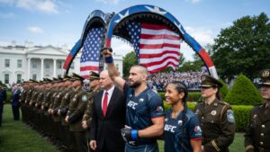 Правительство США встало стеной за UFC на лужайке Белого дома
