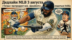 Дедлайн MLB 3 августа: «Тигры» распродают всё, «Джайентс» могут лишиться Уэбба