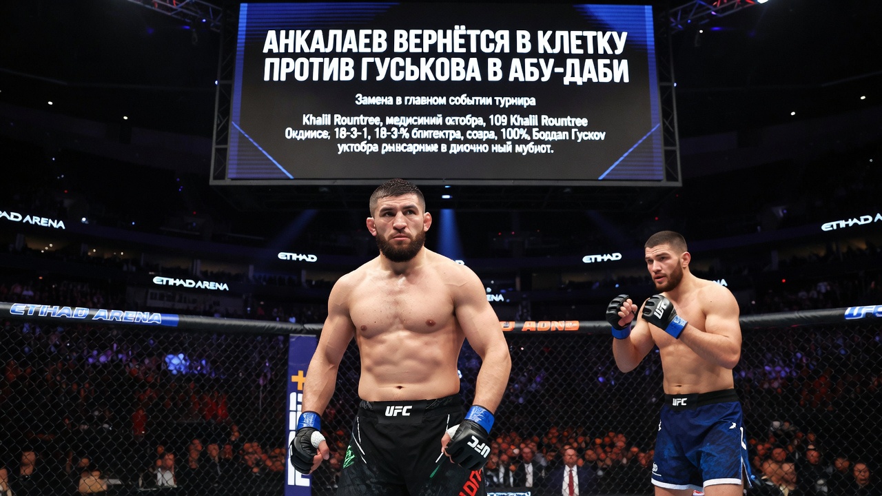 Анкалаев вернётся в клетку против Гуськова в Абу-Даби