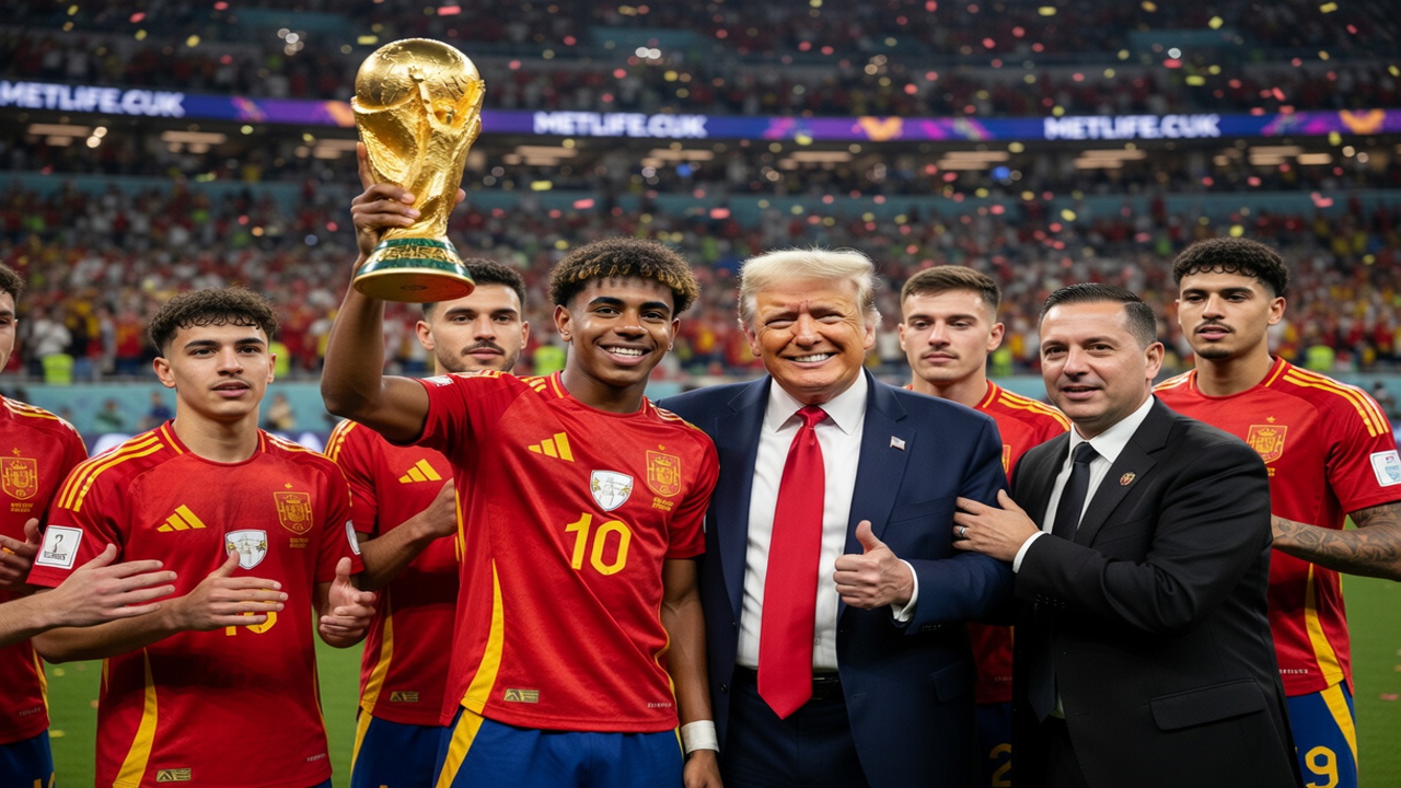 Трамп влез на сцену церемонии ЧМ – Испания вырезала его из фото