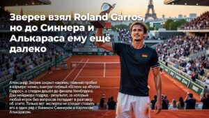 Зверев взял Roland Garros, но до Синнера и Алькараса ему ещё далеко