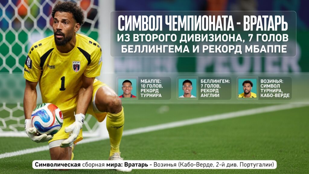 Символ чемпионата – вратарь из второго дивизиона, 7 голов Беллингема и рекорд Мбаппе