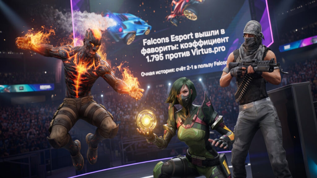 Falcons Esport вышли в фавориты: коэффициент 1.795 против Virtus.pro