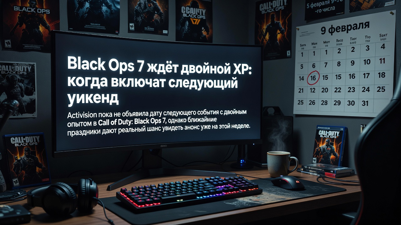 Black Ops 7 ждёт двойной XP: когда включат следующий уикенд