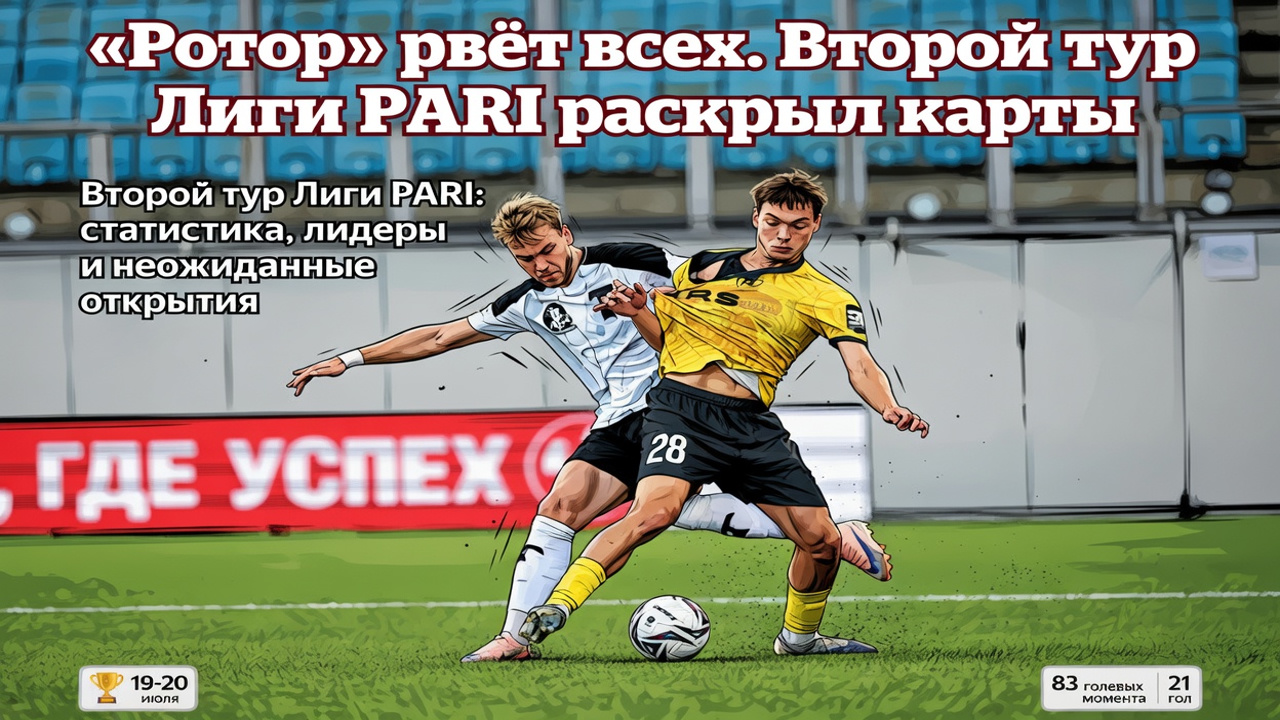«Ротор» рвёт всех. Второй тур Лиги PARI раскрыл карты