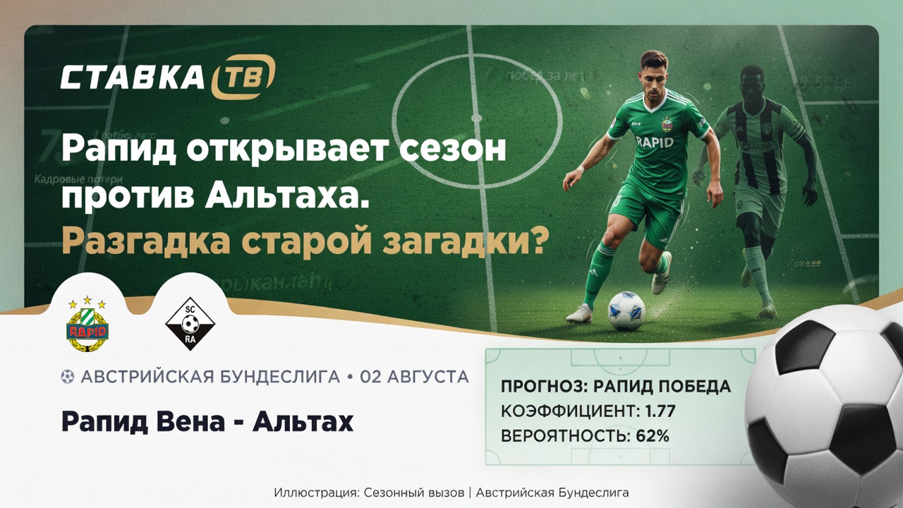 Рапид открывает сезон против Альтаха. Разгадка старой загадки?