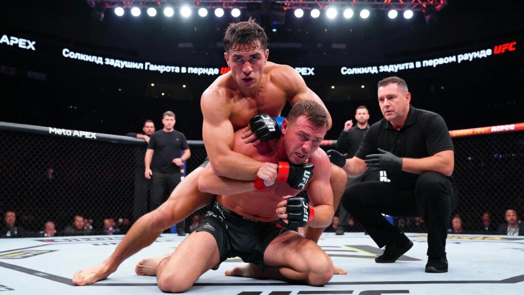 Солкилд задушил Гамрота в первом раунде UFC