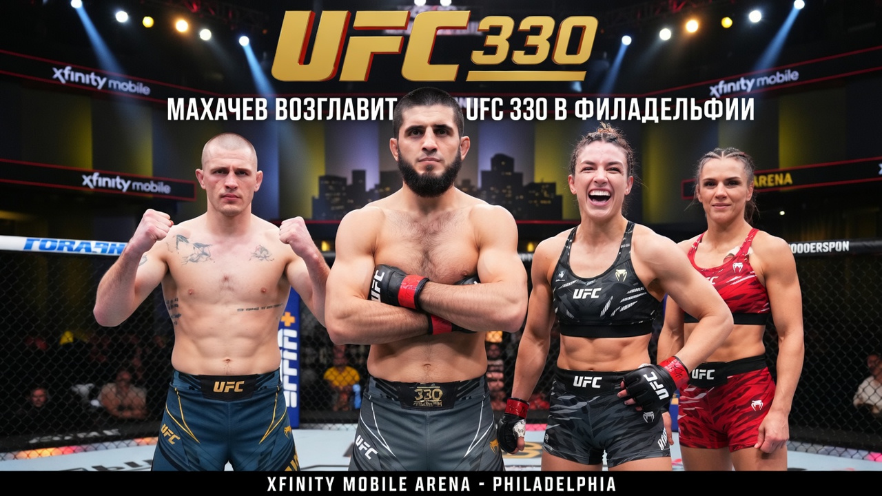 Махачев возглавит UFC 330 в Филадельфии