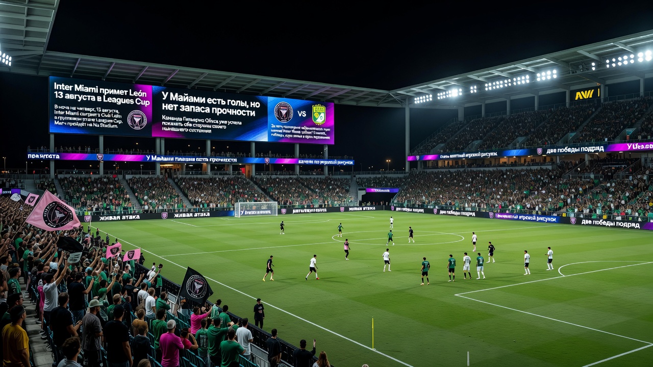 Inter Miami примет León 13 августа в Leagues Cup
