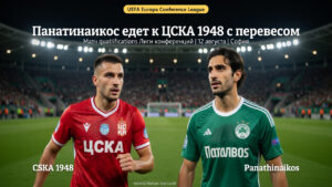 Панатинаикос едет к ЦСКА 1948 с перевесом