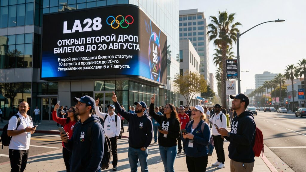 LA28 открыл второй дроп билетов до 20 августа