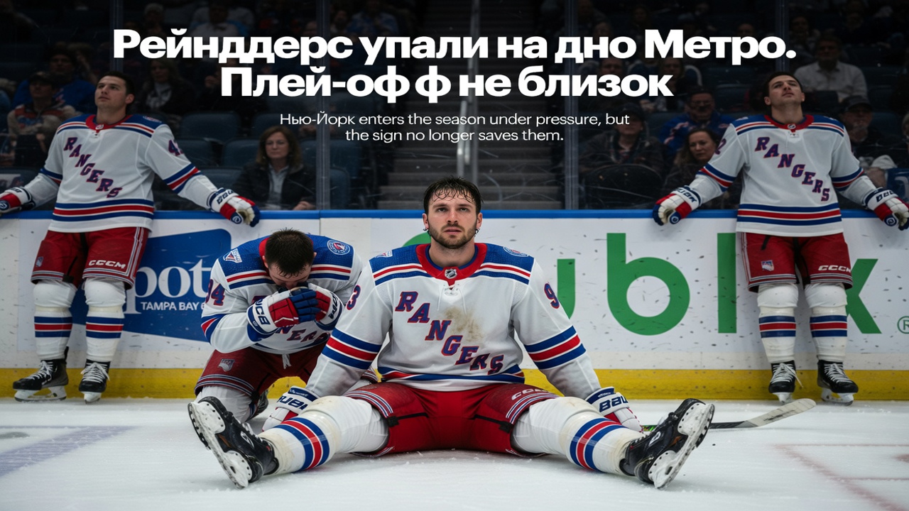 Рейнджерс упали на дно Метро. Плей-офф не близок