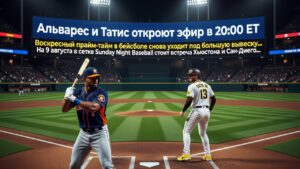 Альварес и Татис откроют эфир в 20:00 ET
