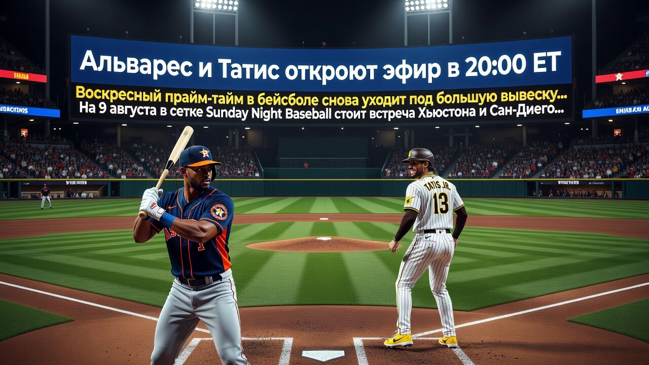 Альварес и Татис откроют эфир в 20:00 ET