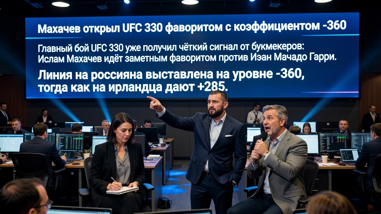 Махачев открыл UFC 330 фаворитом с коэффициентом -360