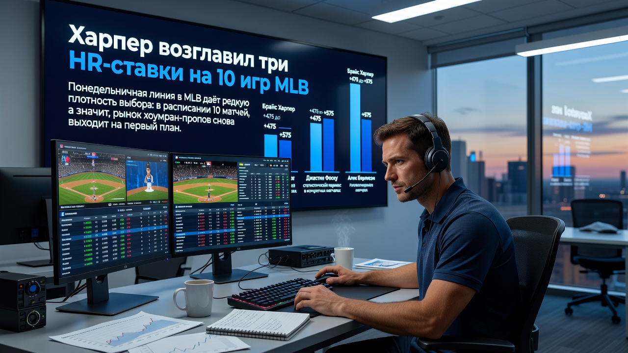 Харпер возглавил три HR-ставки на 10 игр MLB