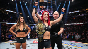 Дерн защитила титул на UFC 330, забрав четыре раунда