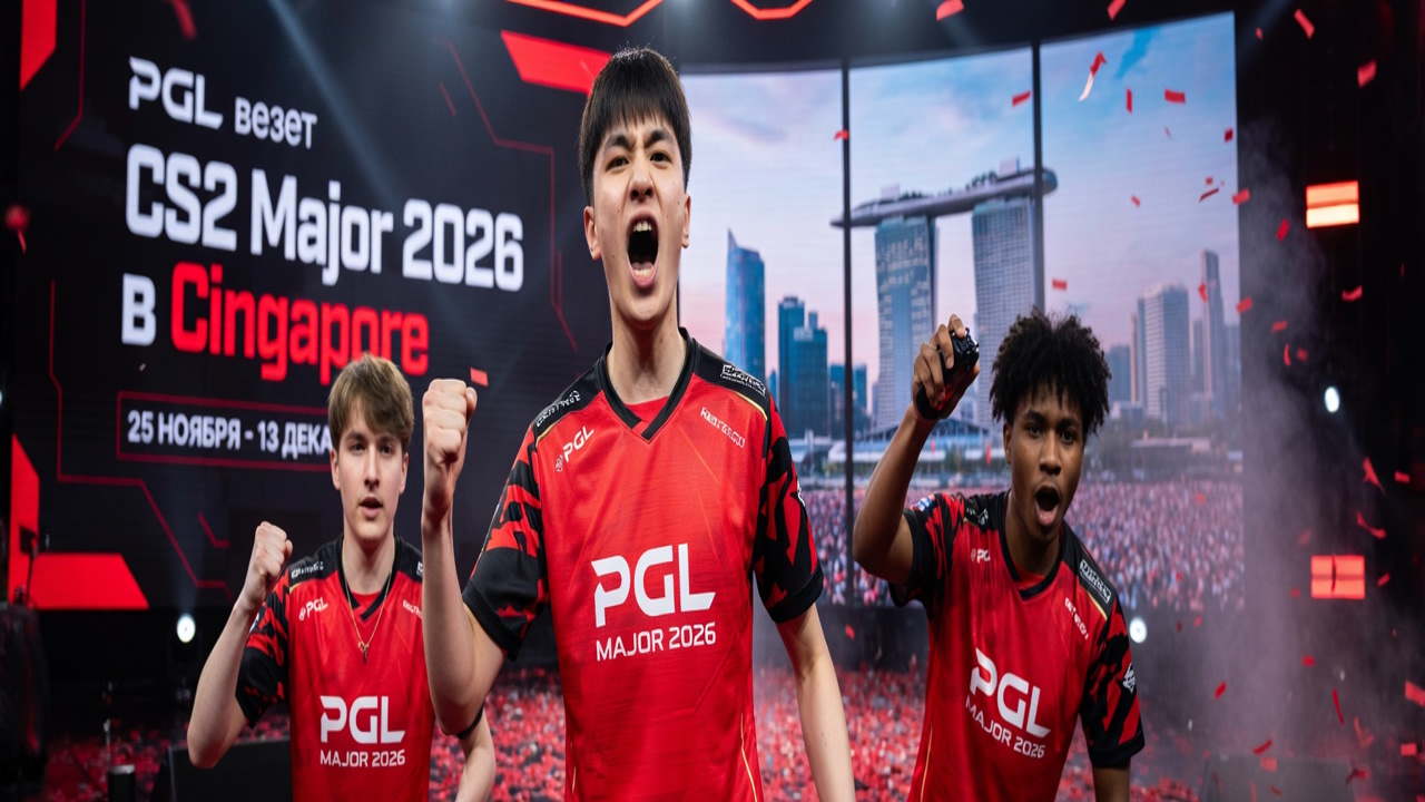 PGL везет CS2 Major 2026 в Сингапур