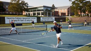 Уинстон-Сейлем принимает теннис перед US Open 22 августа